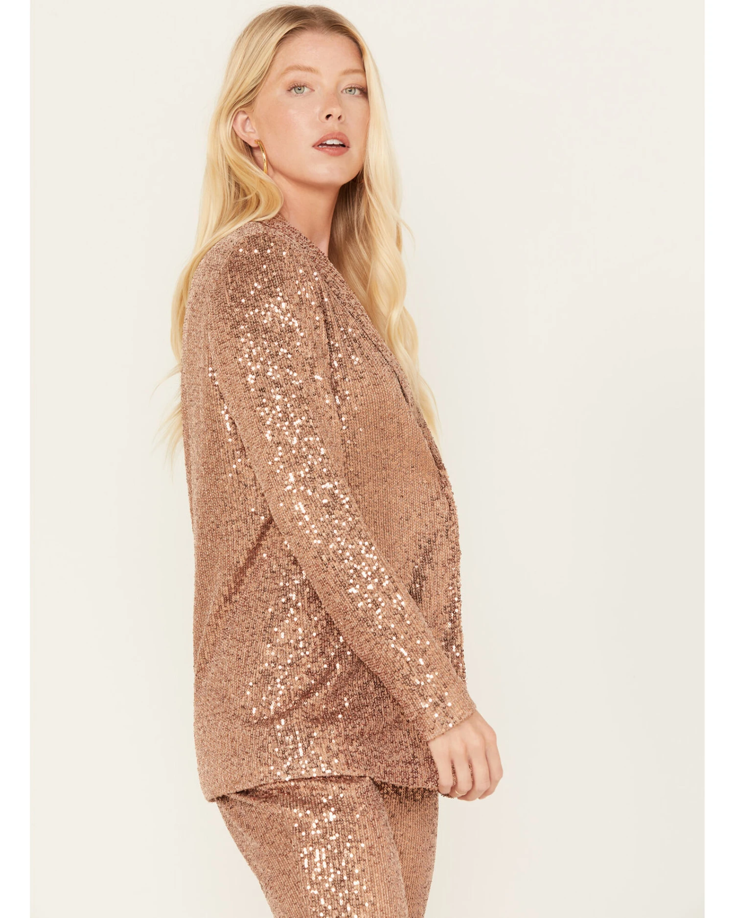 Sadie & Sage Women's Inferno Sequin Blazer - Image 3