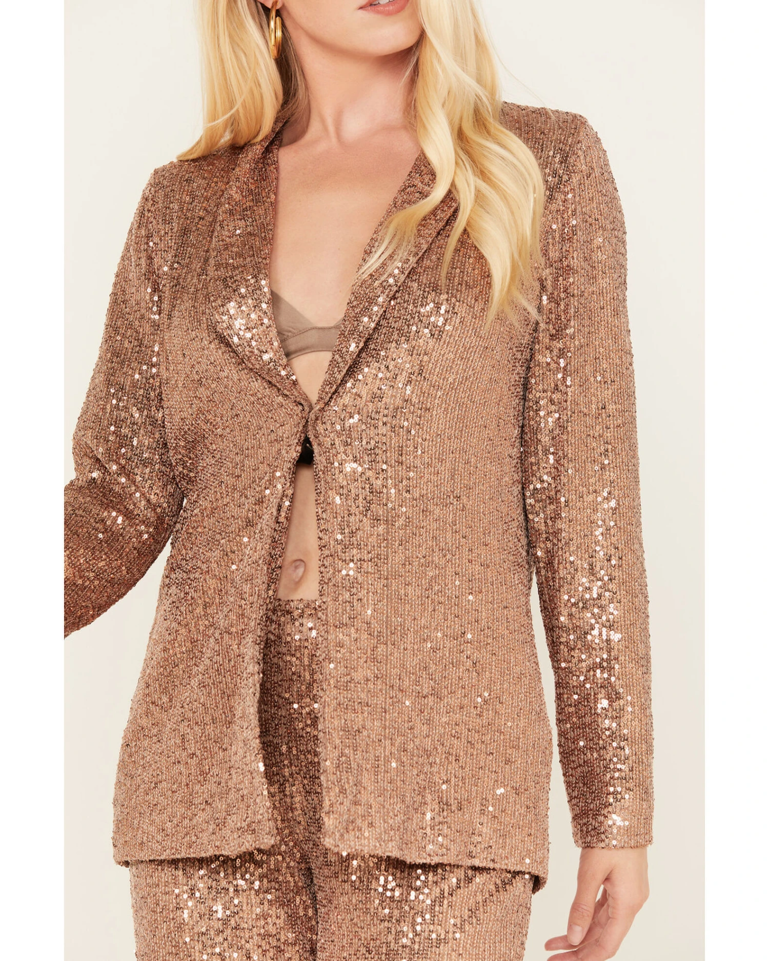 Sadie & Sage Women's Inferno Sequin Blazer