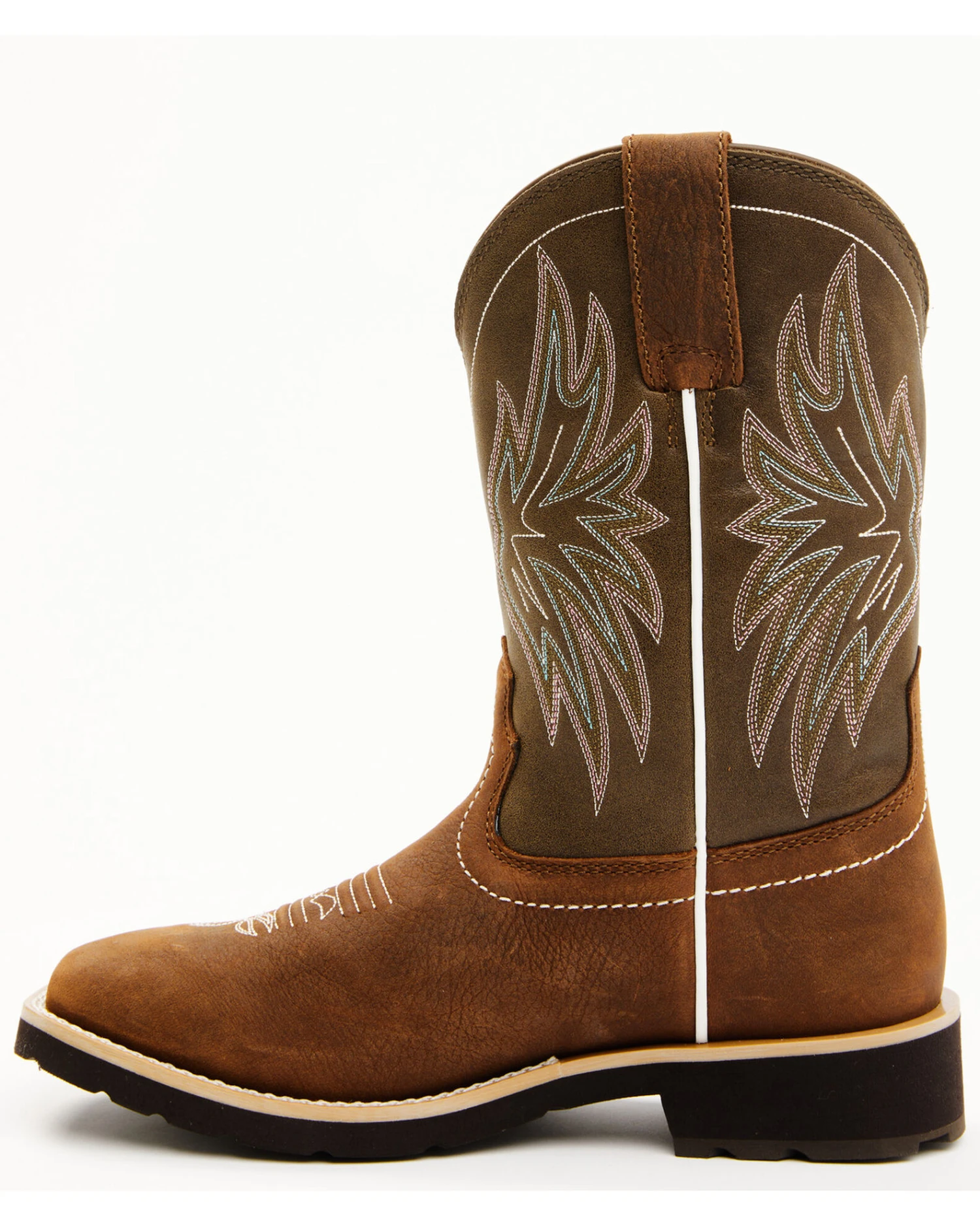 RANK 45 Women's Sage Western Performance Boots - Broad Square Toe - Image 5