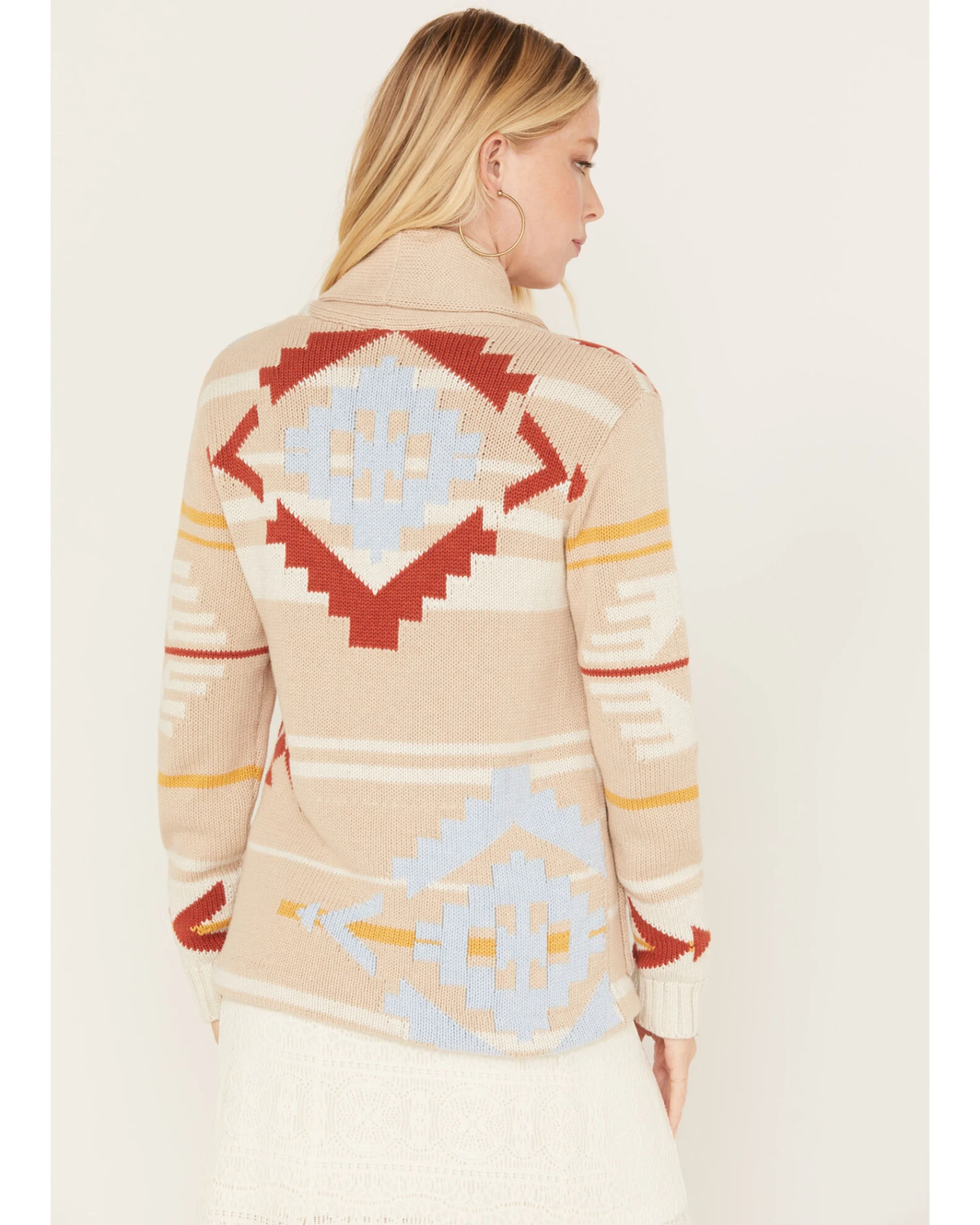 Pendleton Women's Multicolored Print Taos Graphic Cardigan - Image 3