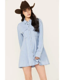Free People Women's Sammi Denim Mini Dress