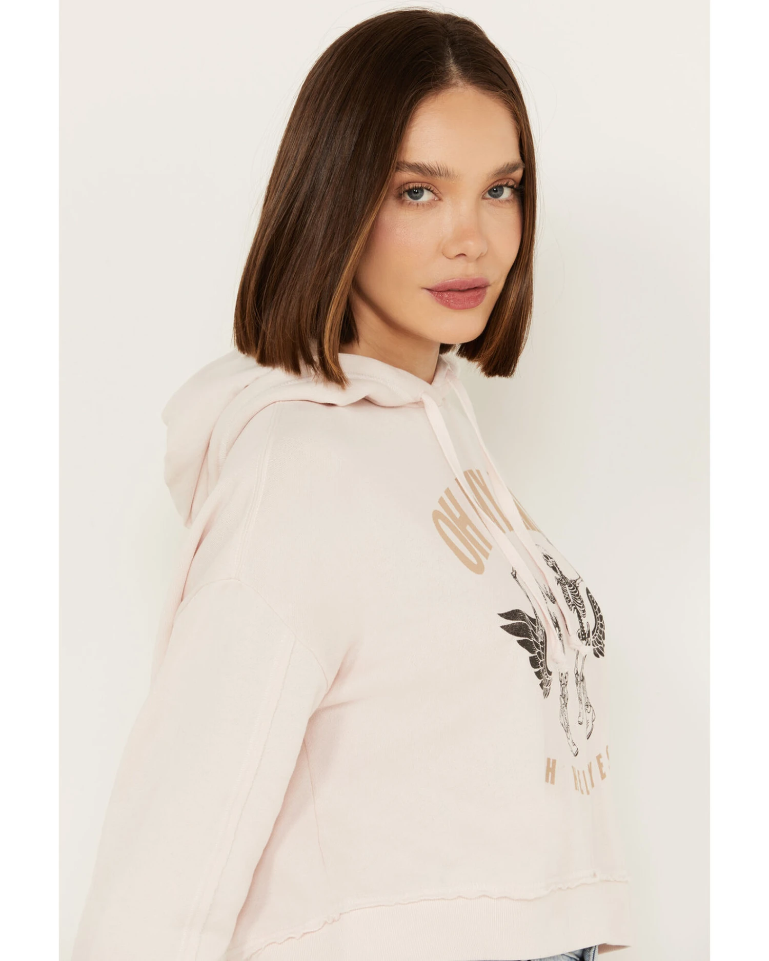 Cleo + Wolf Women's Oh My My Cropped Hoodie - Image 3