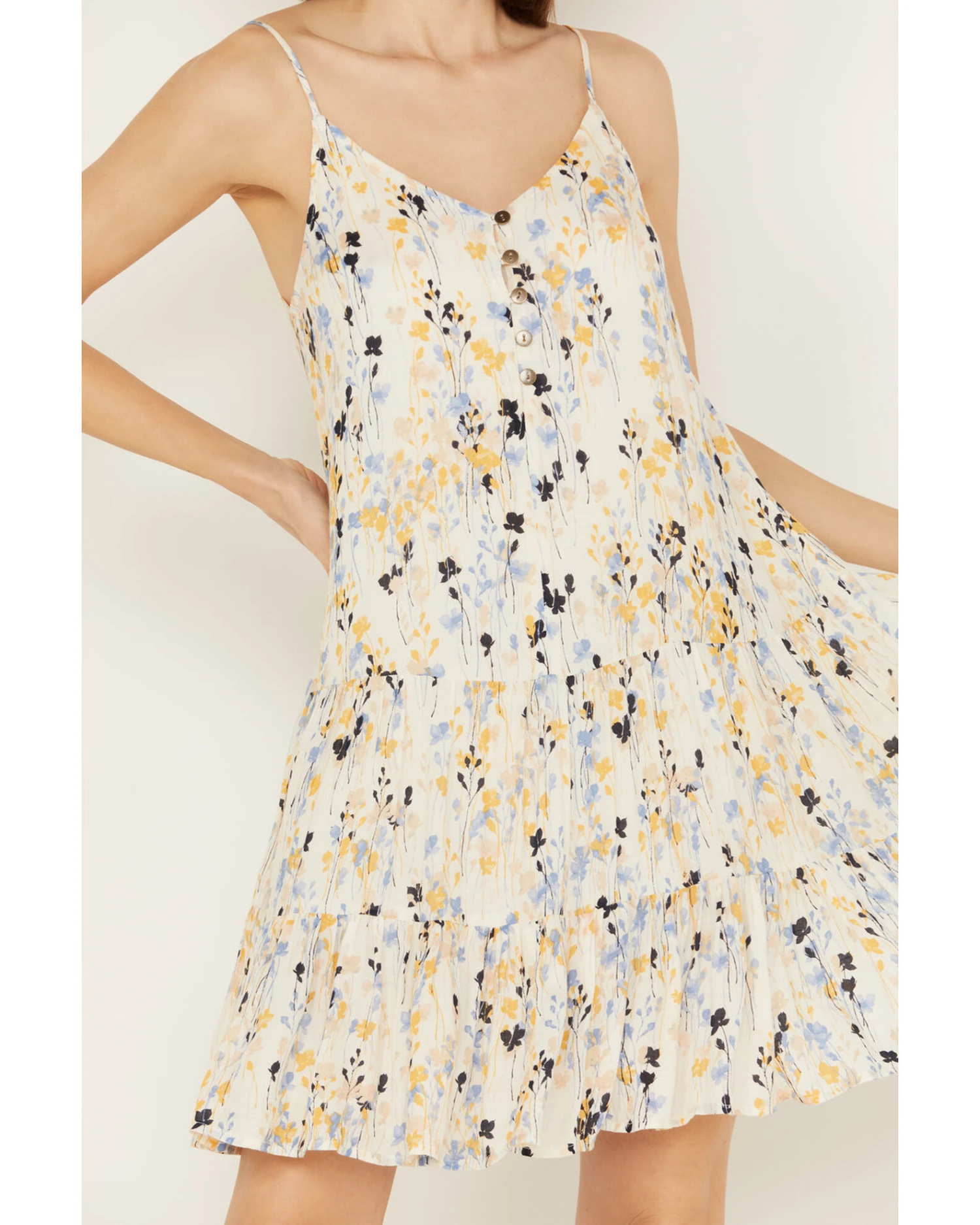 Cleo + Wolf Women's Floral Print Strappy Dress