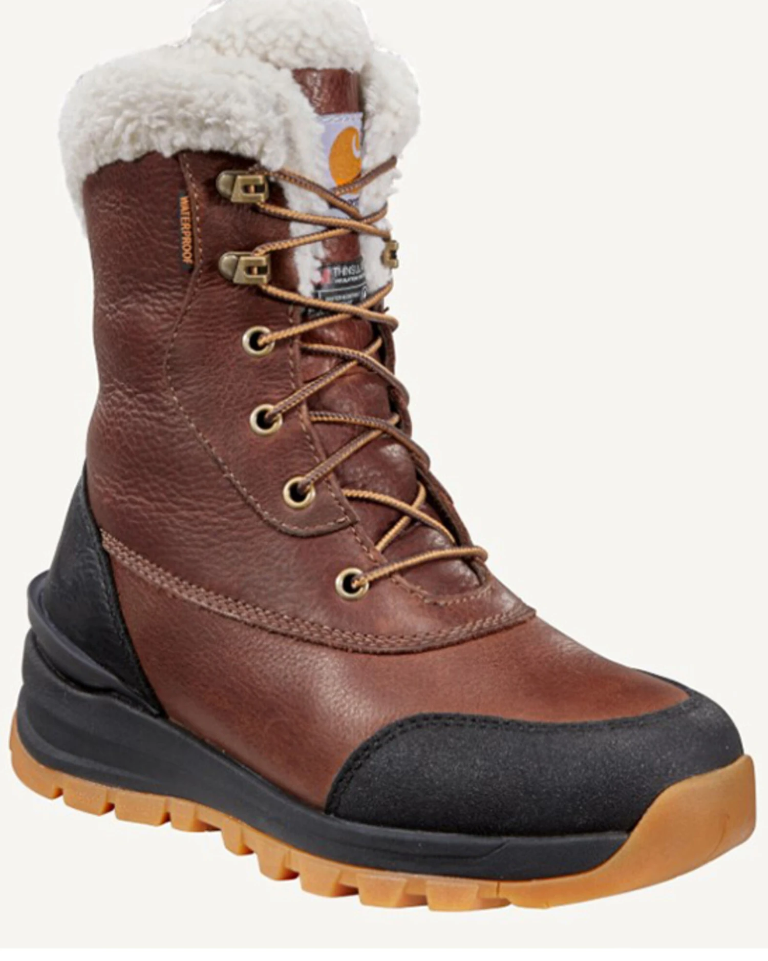Carhartt Women's Pellston 8" Winter Work Boot - Soft Toe - Image 4