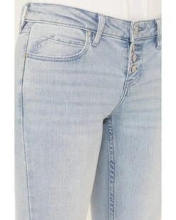 Shyanne Women's Senita Light Medium Wash Low Rise Bootcut Jeans