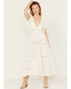 Jen's Pirate Booty Women's Spirit Ruffle Maxi Dress